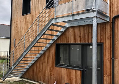 escalier métallique chateaubriant