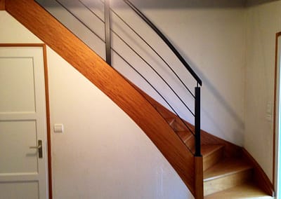escalier métallique nozay