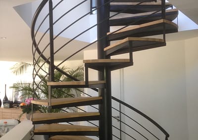 escalier metallique nozay
